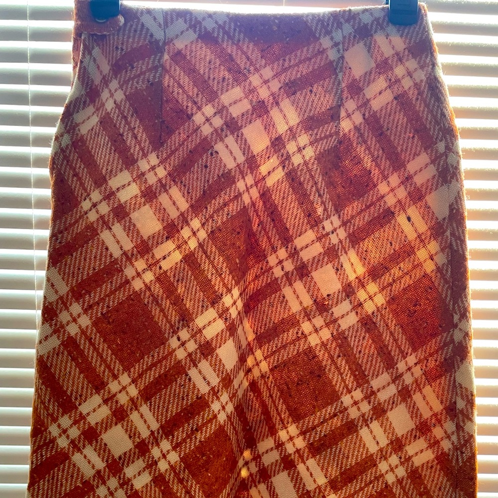 Vintage plaid skirt